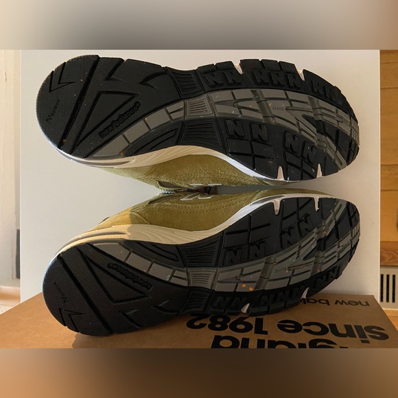 New Balance 991 Made in England - Green Moss - Size W6 - Picture 3 of 4